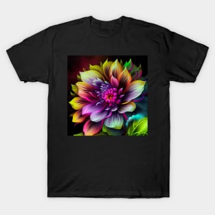 Floral Artwork Designs T-Shirt